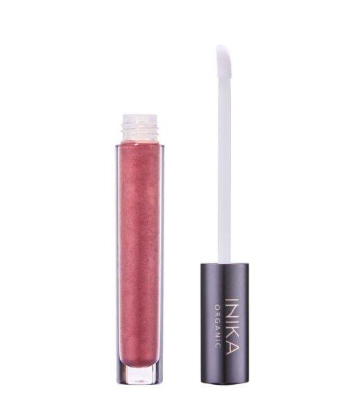 INIKA Organic Ápoló szájfény (Lip Glaze) 5 ml Rosewood