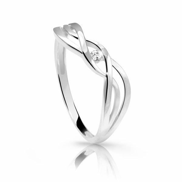 Cutie Diamonds Gyengéd fehér arany gyűrű gyémánttal DZ6712-1843-00-X-2 50
mm