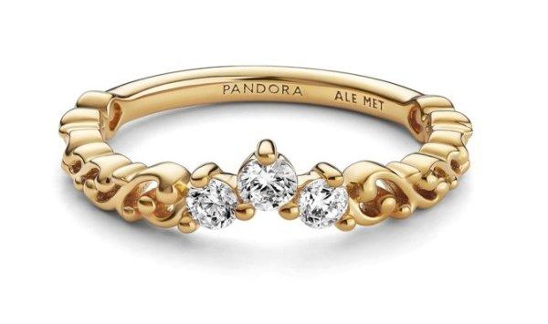 Pandora Aranyozott gyűrű Királyi tiara spirálokkal Shine Moments 162232C01
50 mm
