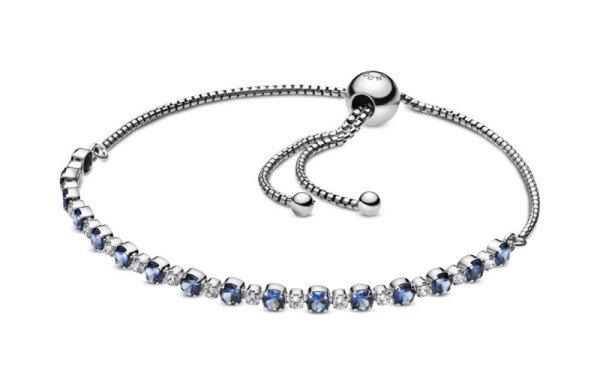 Pandora Ezüst csúszó karkötő cirkónium kövekkel Timeless 599377C01 25 cm