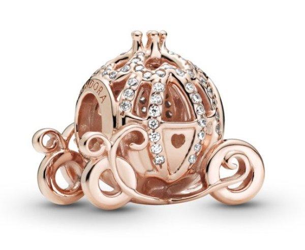 Pandora Aranyozott gyöngy Hamupipőke csillogó hintója Disney Rose 789189C01