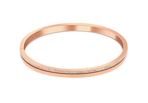 JVD Bájos rózsaszín aranyozott karkötő cirkónium kövekkel SSSB0057XI8RO
6,5 cm
