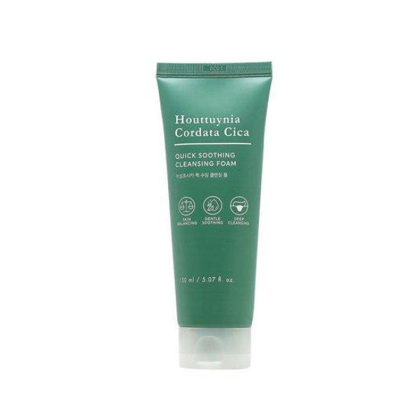 Tony Moly Nyugtató hatású tisztító hab Houttuynia Cordata Cica (Quick
Soothing Cleansing Foam) 150 ml