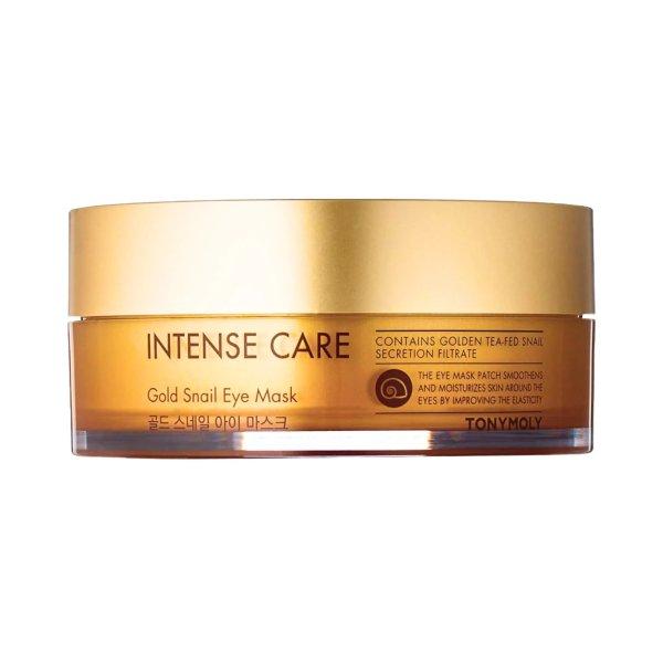 Tony Moly Szemkörnyékápoló maszk Intense Care Gold Snail (Eye Mask) 60 db