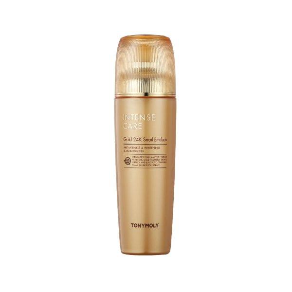 Tony Moly Arcemulzió öregedésgátló hatással Intense Care Gold 24K Snail
(Emulsion) 140 ml