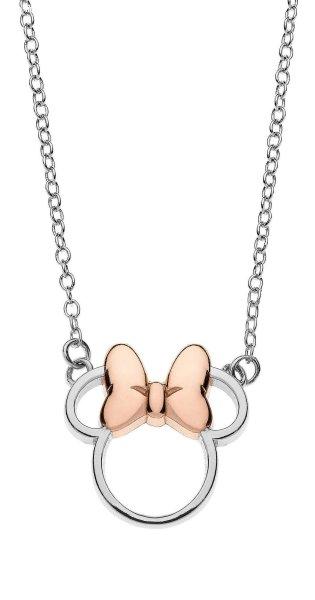 Disney Csodálatos ezüst bicolor nyaklánc Minnie Mouse N900521TL-16