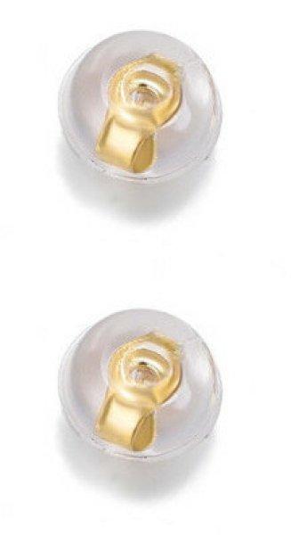 Troli Fülbevaló hátsó 4 db - 2 pár Silicone Gold