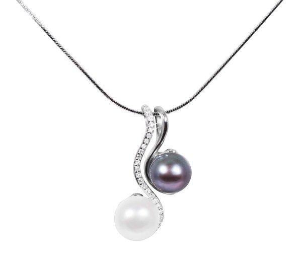 JwL Luxury Pearls Gyöngy nyaklánc 3 az 1-ben JL0540 (lánc, medál, medál)