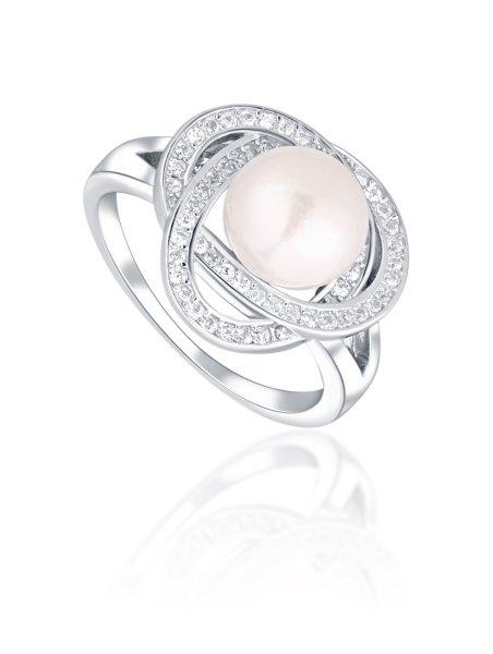 JwL Luxury Pearls Bájos gyűrű valódi gyöngyökkel és cirkónium kövekkel
JL0759 54 mm