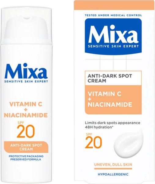 Mixa Nappali krém pigmentfoltok ellen SPF 20 Anti-Dark Spot (Cream) 50 ml