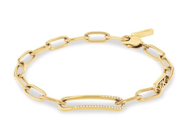 Calvin Klein Jellegzetes női karkötő Asymmetrical Elegance 35000543