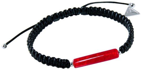 Lampglas Lenyűgöző partner karkötő Shamballa Red Line 24 karátos arannyal
ellátott Lampglas BSHX7 gyönggyel