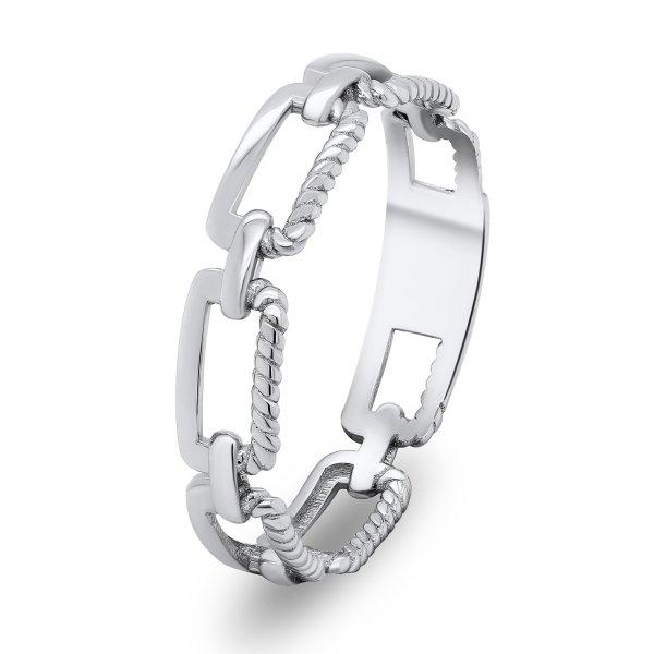 Brilio Silver Divatos ezüst gyűrű RI002W 56 mm