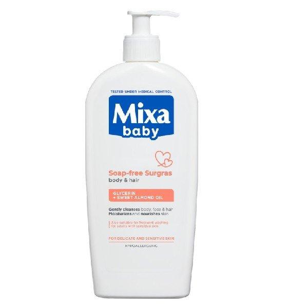 Mixa Extra tápláló tisztító gél testre és hajra gyermekeknek Baby (Wash
Gel) 400 ml