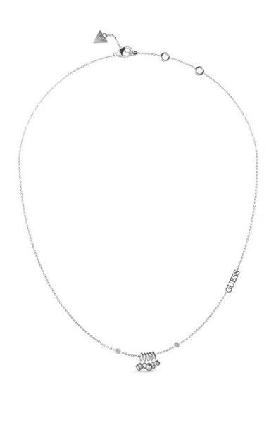 Guess Stílusos acél nyaklánc medálokkal Tiny Dancer JUBN04646JWRHT/U