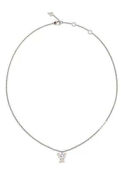 Guess Eredeti acél nyaklánc mackóval Vintage Guess JUBN04687JWRHCLT/U