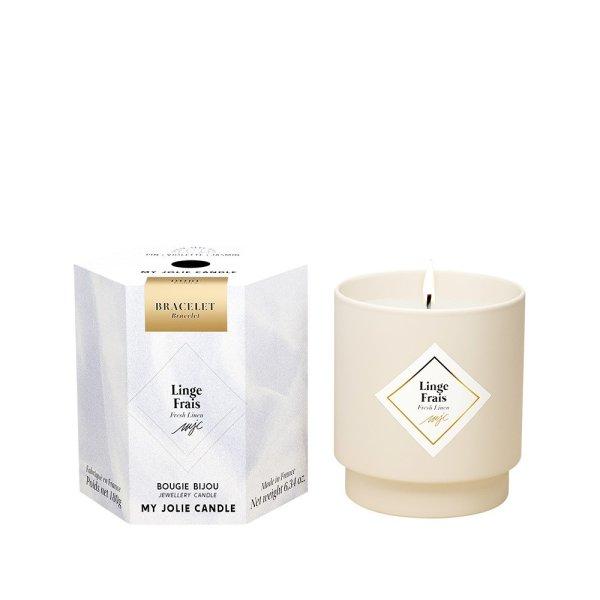 My Jolie Candle Illatgyertya 36 óra karkötővel Gold Les Surprenantes Frissen
mosott ruha 320282