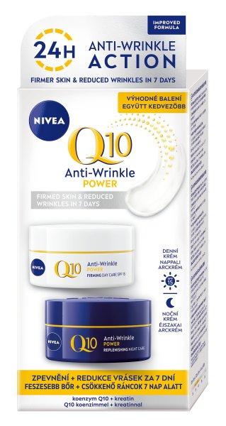 Nivea Nappali és éjszakai ránctalanító krém szett Q10 Power
