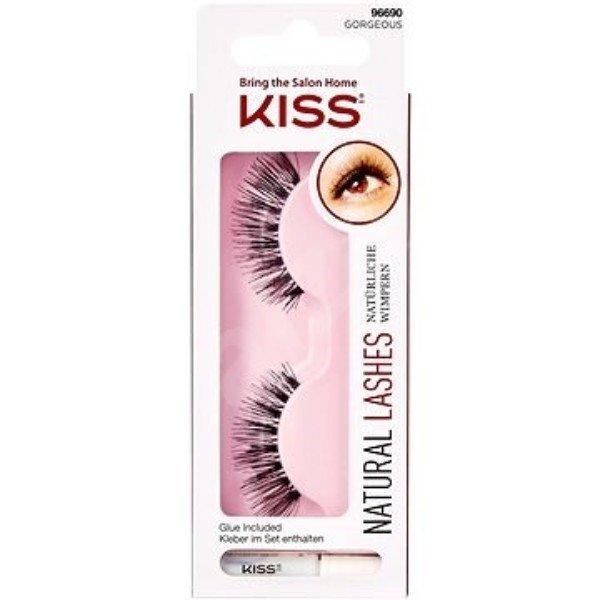 KISS Műszempillák természetes Natural Lashes Gorgeous