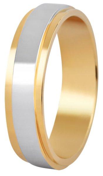 Beneto Exclusive Női bicolor acél gyűrű SPD05 49 mm