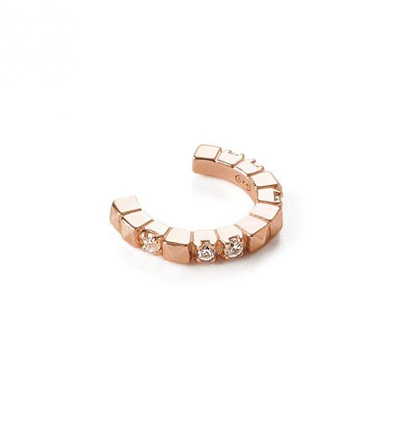Rosato Divatos bronz single fülbevaló cirkóniummal Cubica RZO037 - 1 db