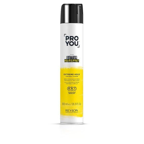 Revlon Professional Erősen fixáló hajlakk Pro You The Setter Hairspray
(Extreme Hold) 500 ml