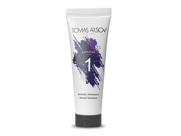 Tomas Arsov Sampon szőke, fehérített és melírozott Sapphire (Blonde
Shampoo) 250 ml