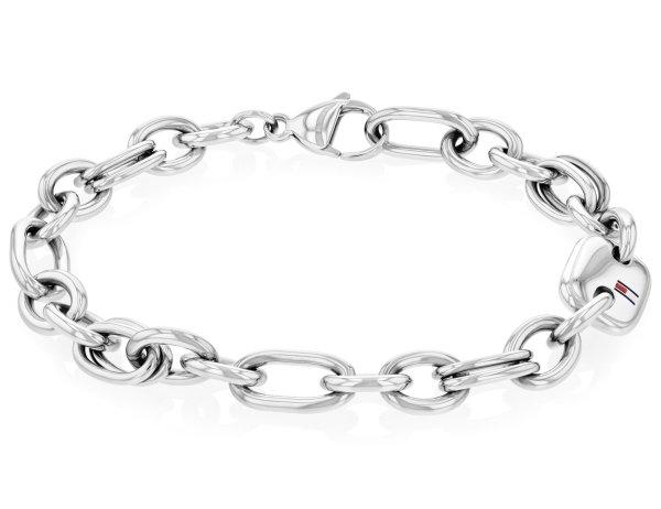 Tommy Hilfiger Divatos acél karkötő Contrast Link Chain 2780789