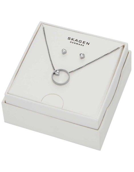 Skagen Gyengéd ékszerkészlet Kariana SKJB1016SET (fülbevaló, nyaklánc)