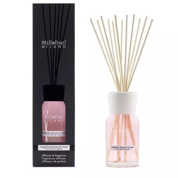 Millefiori Milano Üveg diffúzor Natural Magnolia Blossom & Wood 100 ml