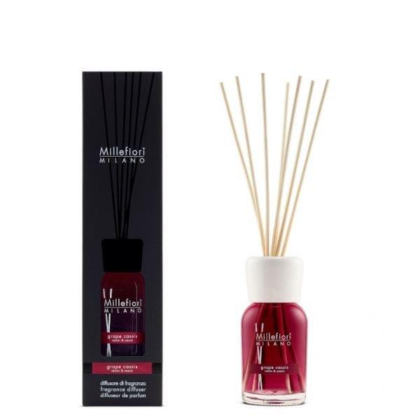Millefiori Milano Üveg diffúzor Natural Grape Cassis 100 ml