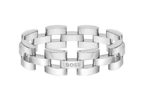 Hugo Boss Tömör acél férfi karkötő Sway 1580511