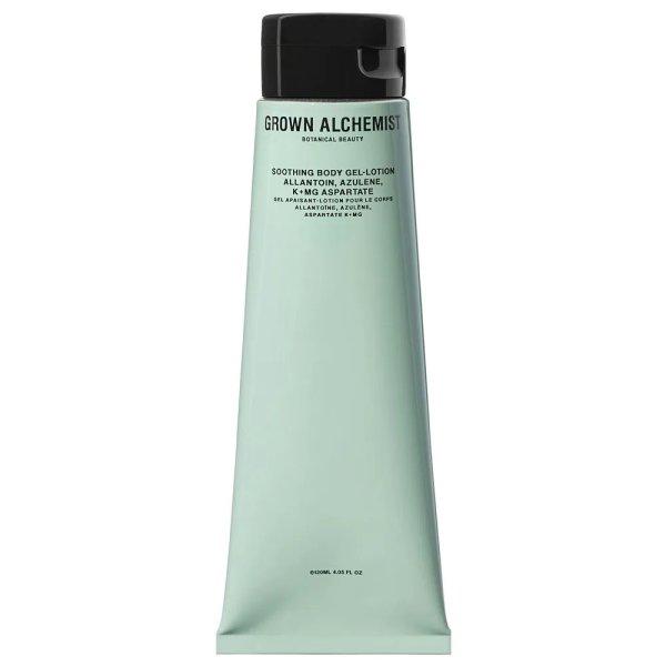 Grown Alchemist Nyugtató zselés tej Allantoin, Azulene, K+Mg Aspartate
(Soothing Body Gel-Lotion) 120 ml
