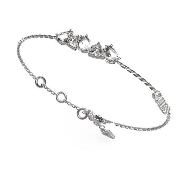 Guess Elegáns acél karkötő cirkónium kövekkel Wonderlights JUBB0440405JWRH
21 cm