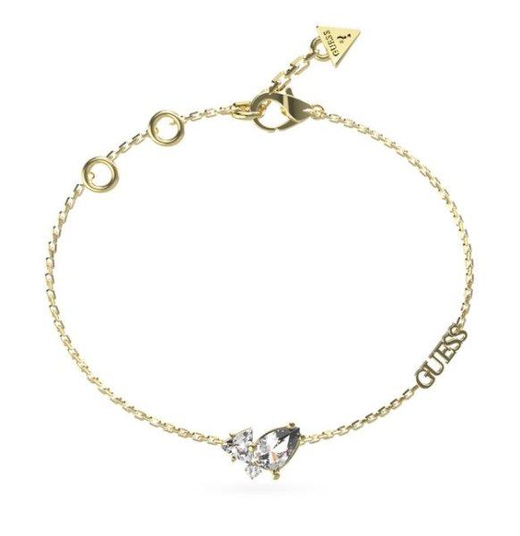 Guess Bájos aranyozott karkötő Wonderlights JUBB04414JWYG 18,5 cm