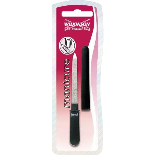 Wilkinson Sword Reszelő krómozott rozsdamentes acélból, tokkal (Manicure
Pocket Sapphire Nail File)