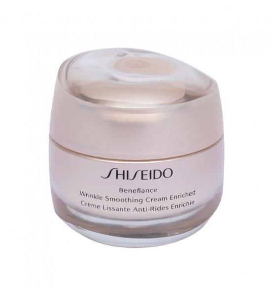 Shiseido Ránctalanító krém száraz bőrre Benefiance (Wrinkle Smoothing
Cream Enriched) 50 ml - TESZTER