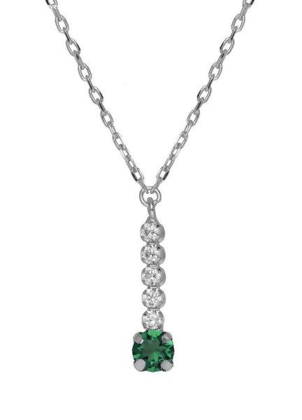 Victoria Cruz Elegáns ezüst nyaklánc kristályokkal Shine A4668-20HG
