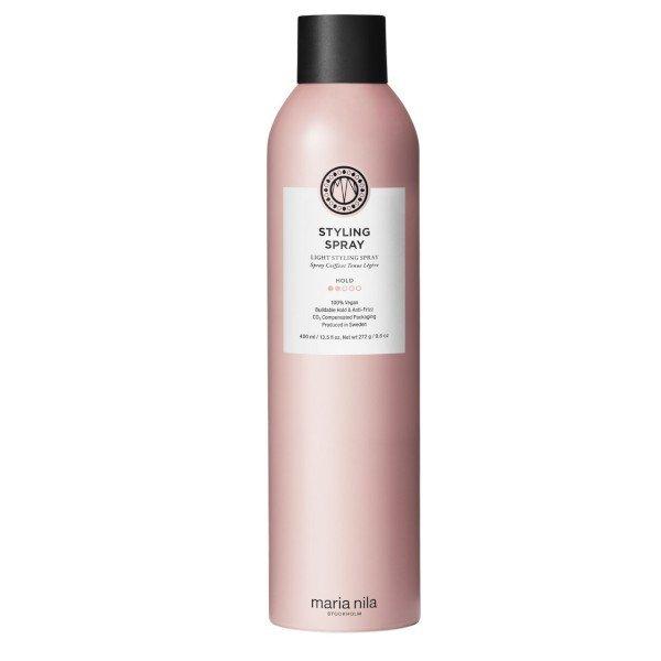 Maria Nila Hajlakk könnyű fixálással szulfátok nélkül Style & Finish
(Styling Spray) 400 ml
