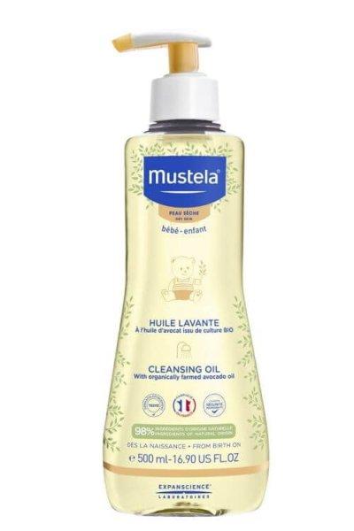 Mustela Baba zuhany és fürdőolaj száraz bőrre (Cleansing Oil) 500 ml