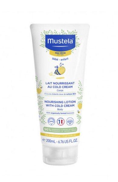 Mustela Gyermek tápláló testápoló száraz bőrre (Nourishing Lotion with
Cold Cream) 200 ml