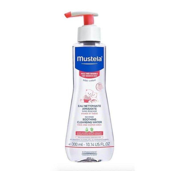Mustela Nyugtató tisztító víz nagyon érzékeny bőrre gyerekeknek (Soothing
Cleansing Water) 300 ml