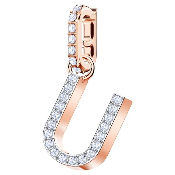 Swarovski Rózsaszín aranyozott medál U Remix 5437608