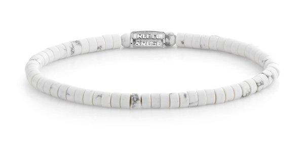 Rebel&Rose Fehér gyöngy karkötő Virgin White RR-40081-S 20 cm - L +