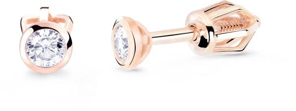 Cutie Diamonds Minimalist bedugós rózsaszín arany fülbevalók gyémántokkal
DZ8007-30-00-X-4