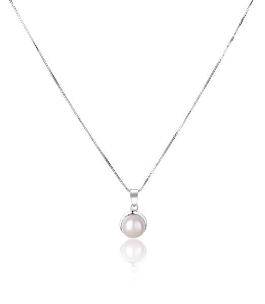 JwL Luxury Pearls Gyengéd nyaklánc valódi fehér gyönggyel JL0676 (lánc,
medál)