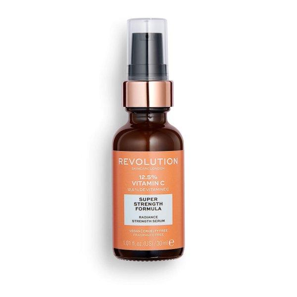 Revolution Skincare Ránctalanító arcszérum 12,5 % C vitamin Scincare
(Radiance Strength Serum) 30 ml