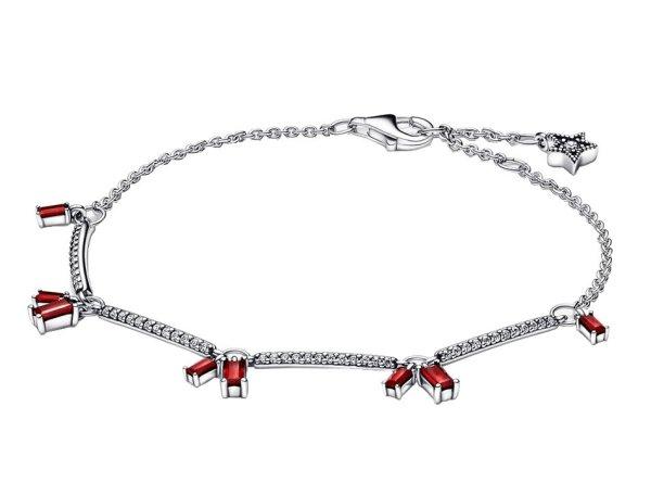Pandora Ezüst karkötő kristályokkal Pavé 592537C01 18 cm