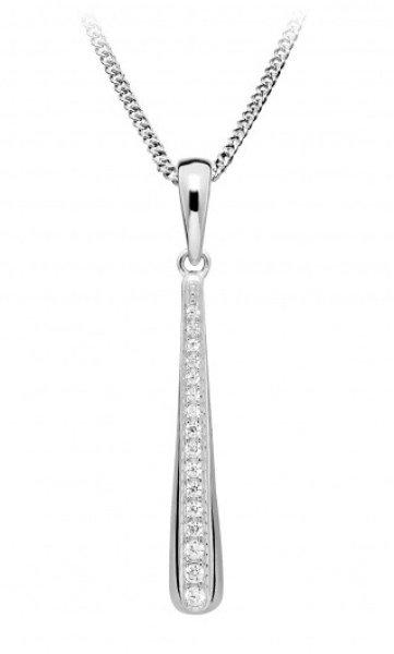 Silver Cat Időtálló ezüst nyaklánc cirkónium kövekkel SC499 (nyaklánc,
medál)