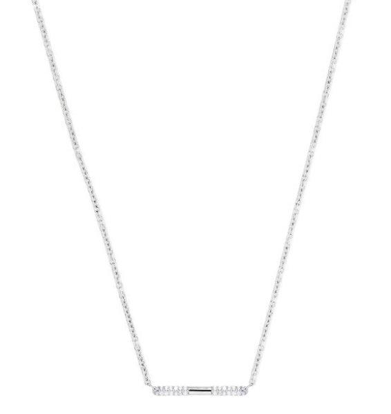 Silver Cat Minimalista ezüst nyaklánc cirkónium kővel SC510